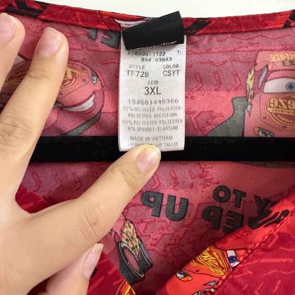 Disney Cars Scrub top - Picture 3 of 3